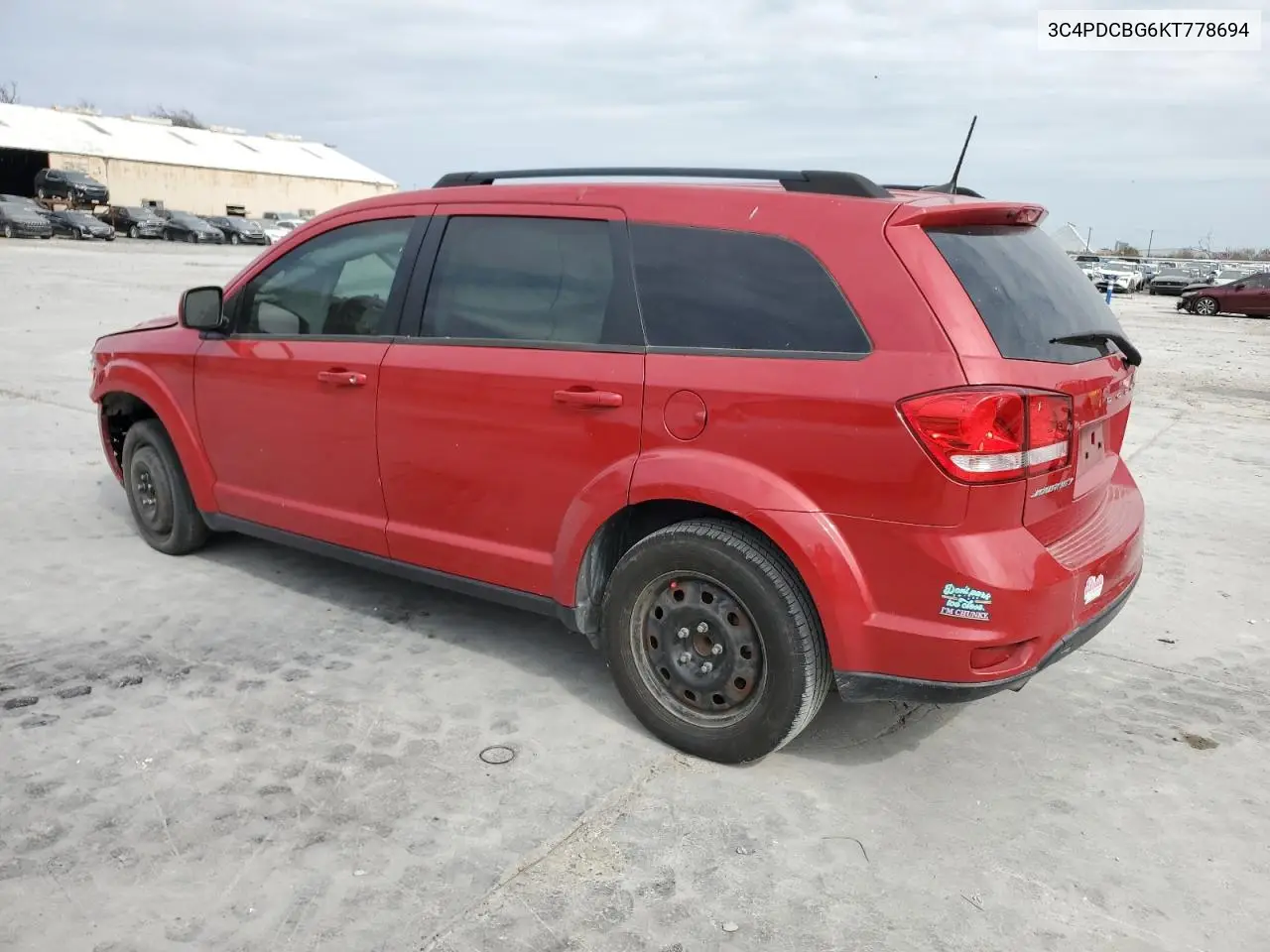 2019 Dodge Journey Se VIN: 3C4PDCBG6KT778694 Lot: 45213235