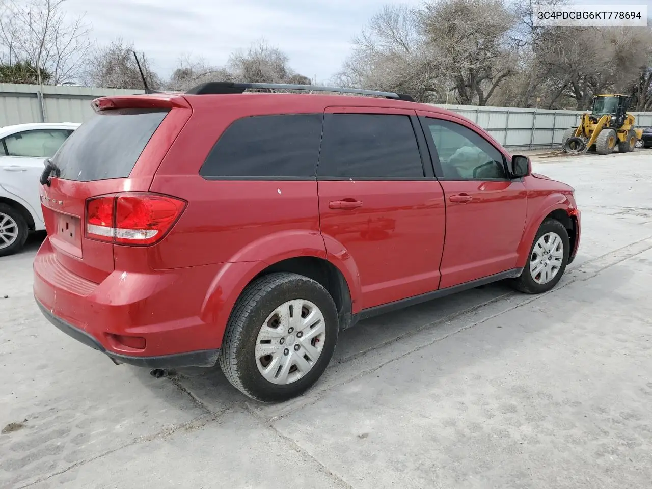 2019 Dodge Journey Se VIN: 3C4PDCBG6KT778694 Lot: 45213235