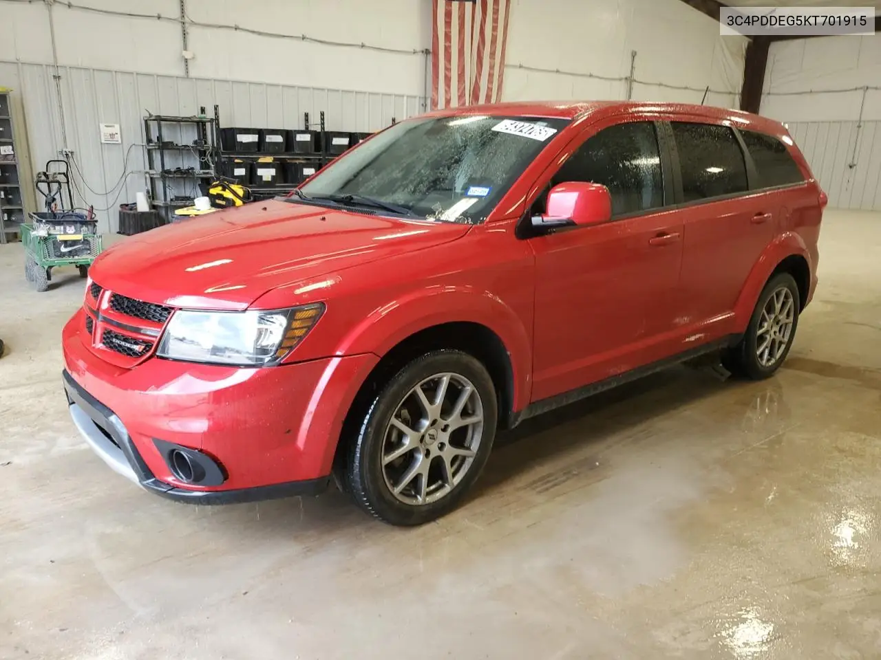 2019 Dodge Journey Gt VIN: 3C4PDDEG5KT701915 Lot: 54374765