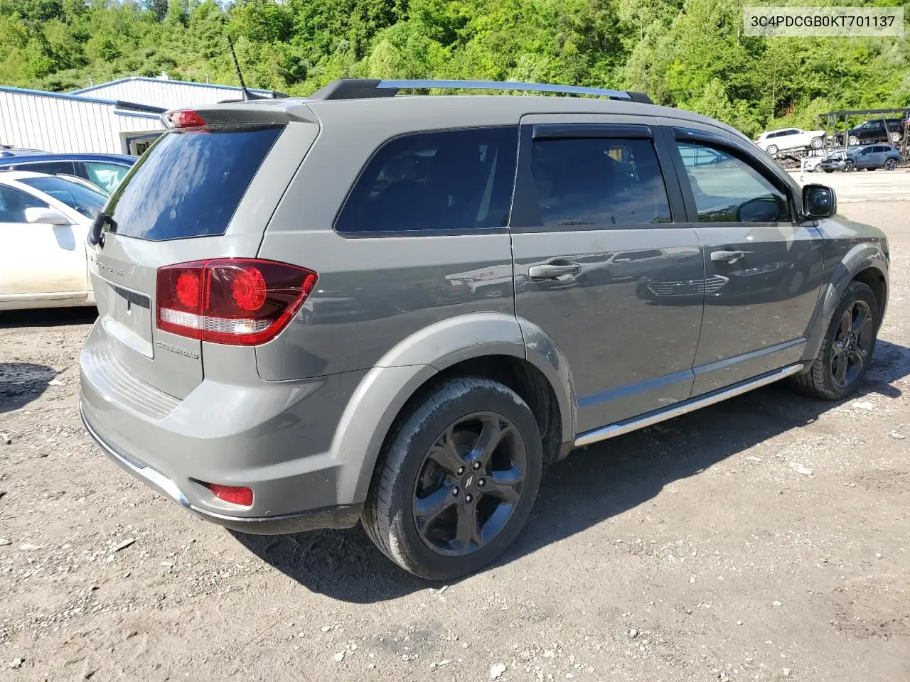 2019 Dodge Journey Crossroad VIN: 3C4PDCGB0KT701137 Lot: 55848015