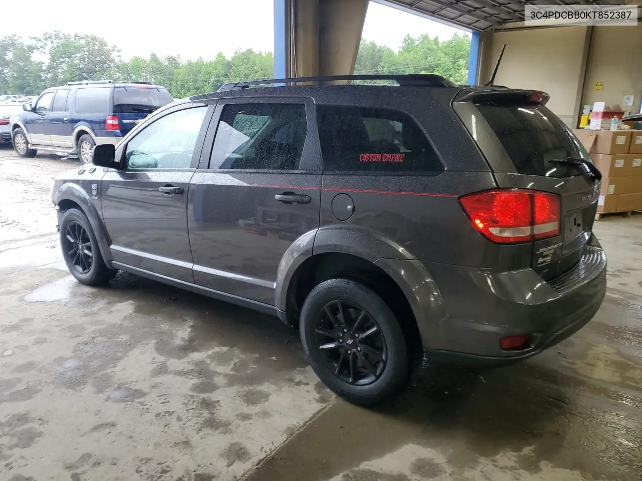 2019 Dodge Journey Se VIN: 3C4PDCBB0KT852387 Lot: 55995145