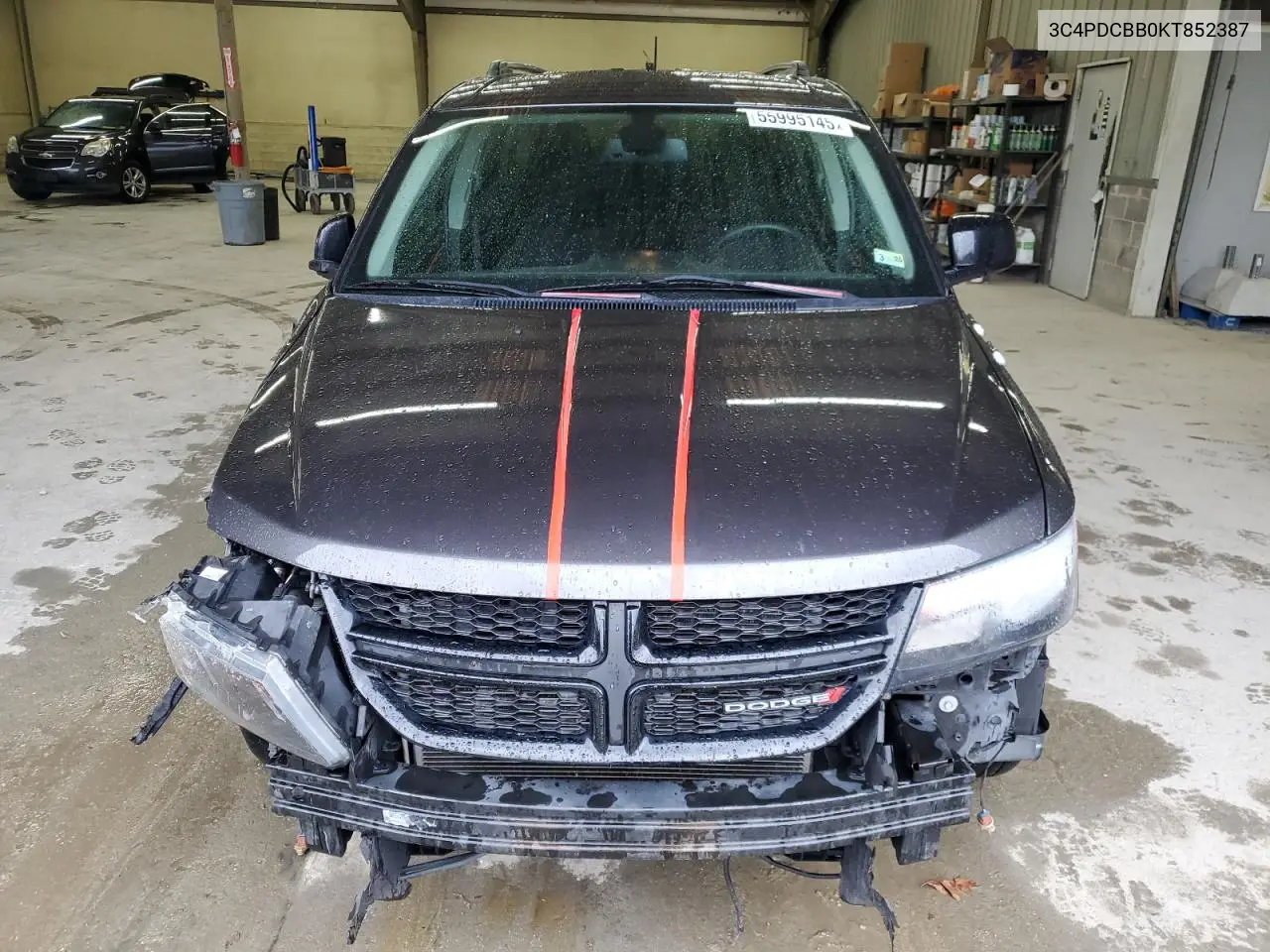 2019 Dodge Journey Se VIN: 3C4PDCBB0KT852387 Lot: 55995145