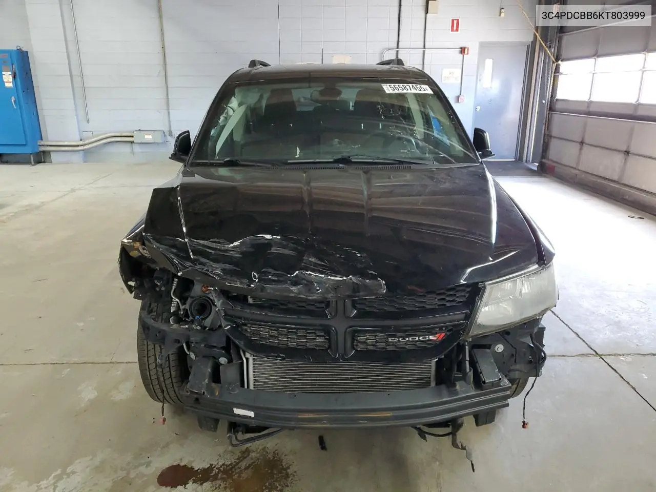 2019 Dodge Journey Se VIN: 3C4PDCBB6KT803999 Lot: 56587455