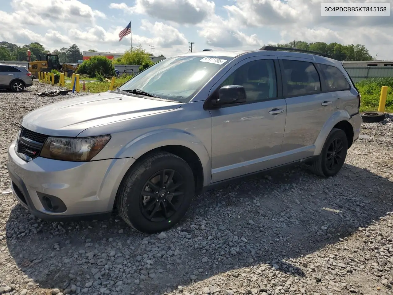 2019 Dodge Journey Se VIN: 3C4PDCBB5KT845158 Lot: 57115705