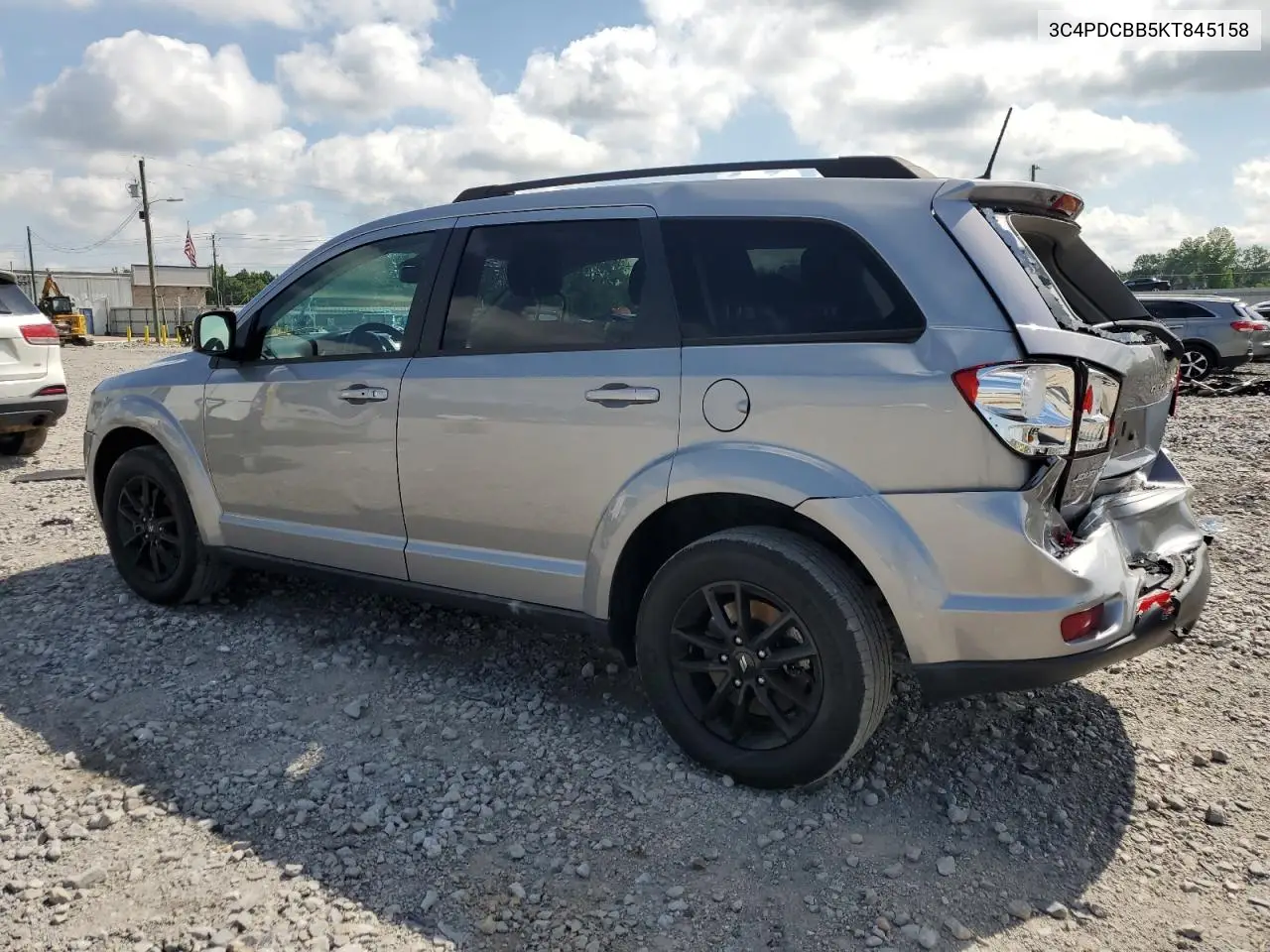 2019 Dodge Journey Se VIN: 3C4PDCBB5KT845158 Lot: 57115705