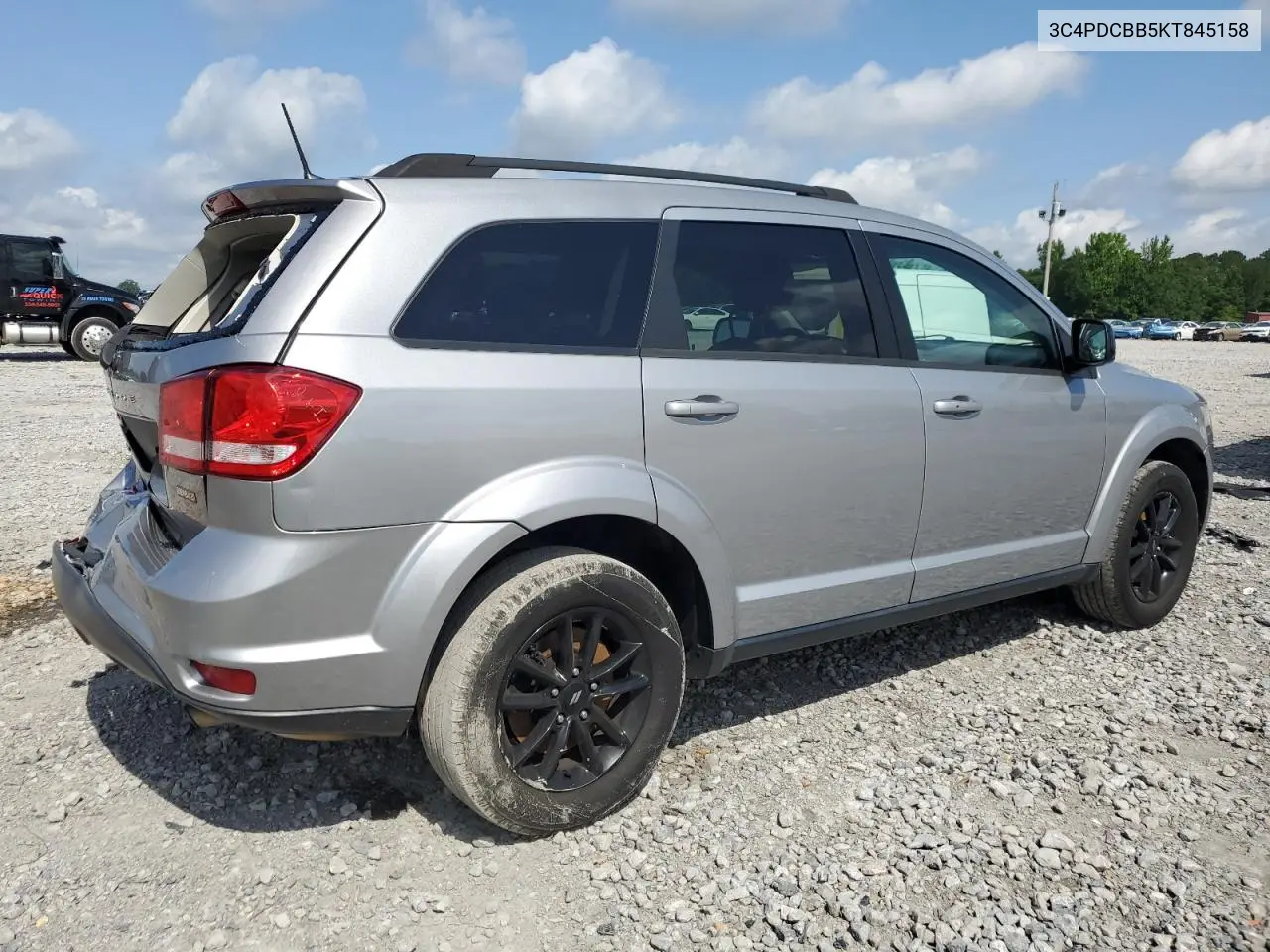 2019 Dodge Journey Se VIN: 3C4PDCBB5KT845158 Lot: 57115705