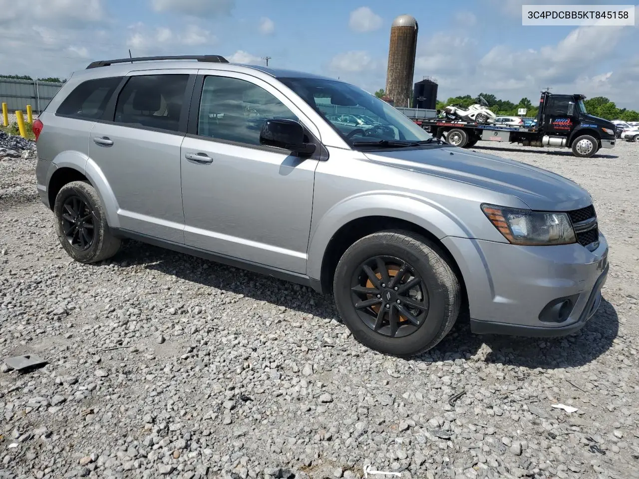 2019 Dodge Journey Se VIN: 3C4PDCBB5KT845158 Lot: 57115705