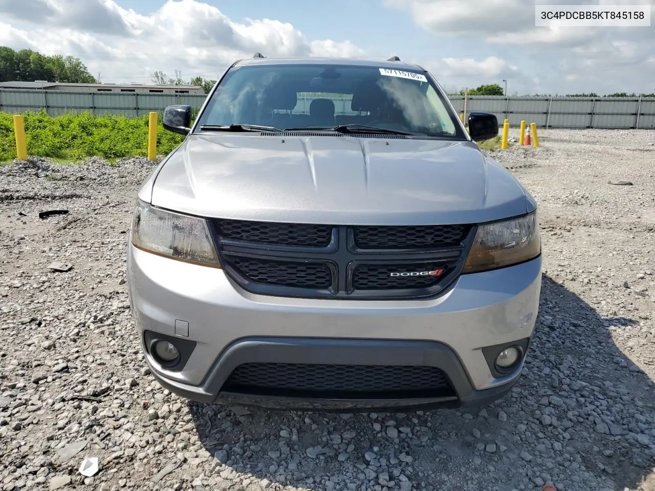2019 Dodge Journey Se VIN: 3C4PDCBB5KT845158 Lot: 57115705