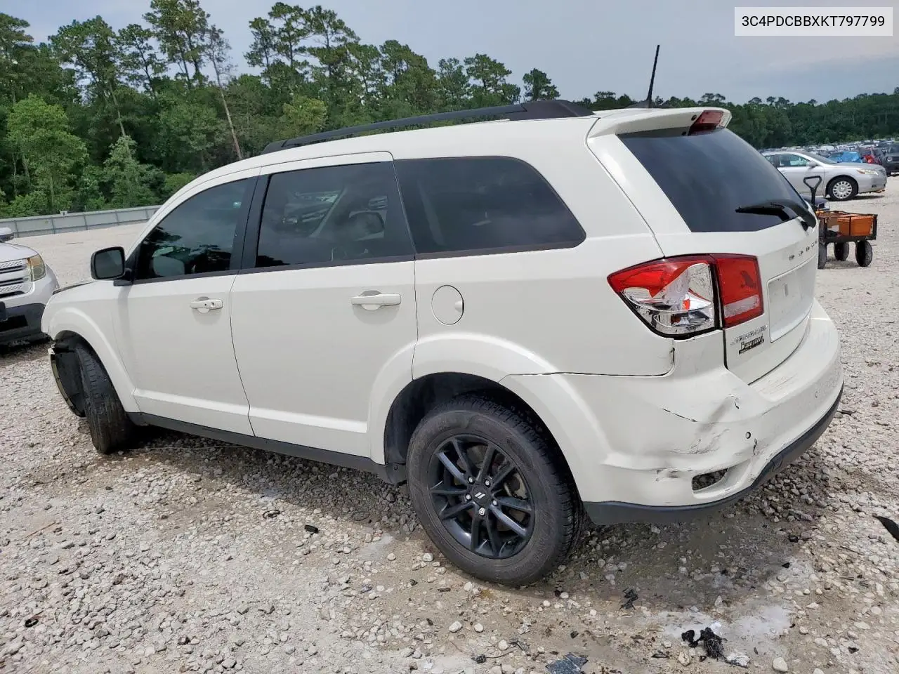 2019 Dodge Journey Se VIN: 3C4PDCBBXKT797799 Lot: 58957335