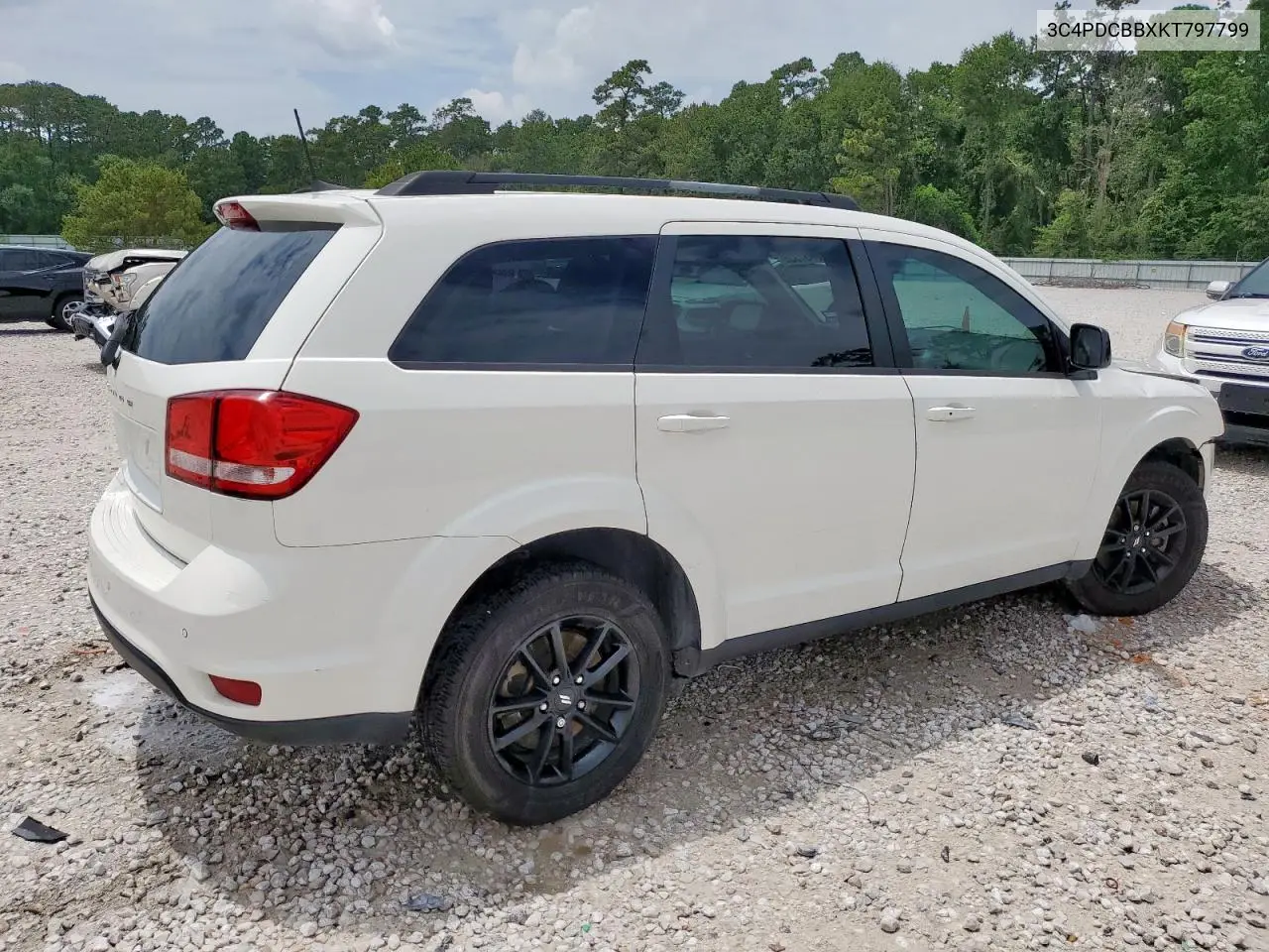 2019 Dodge Journey Se VIN: 3C4PDCBBXKT797799 Lot: 58957335