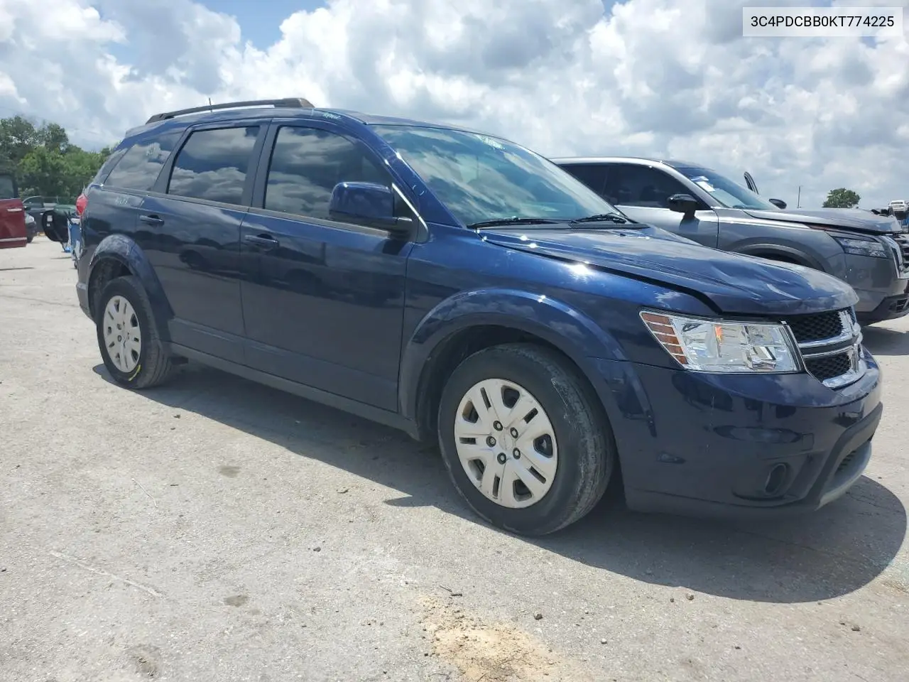 2019 Dodge Journey Se VIN: 3C4PDCBB0KT774225 Lot: 61641035