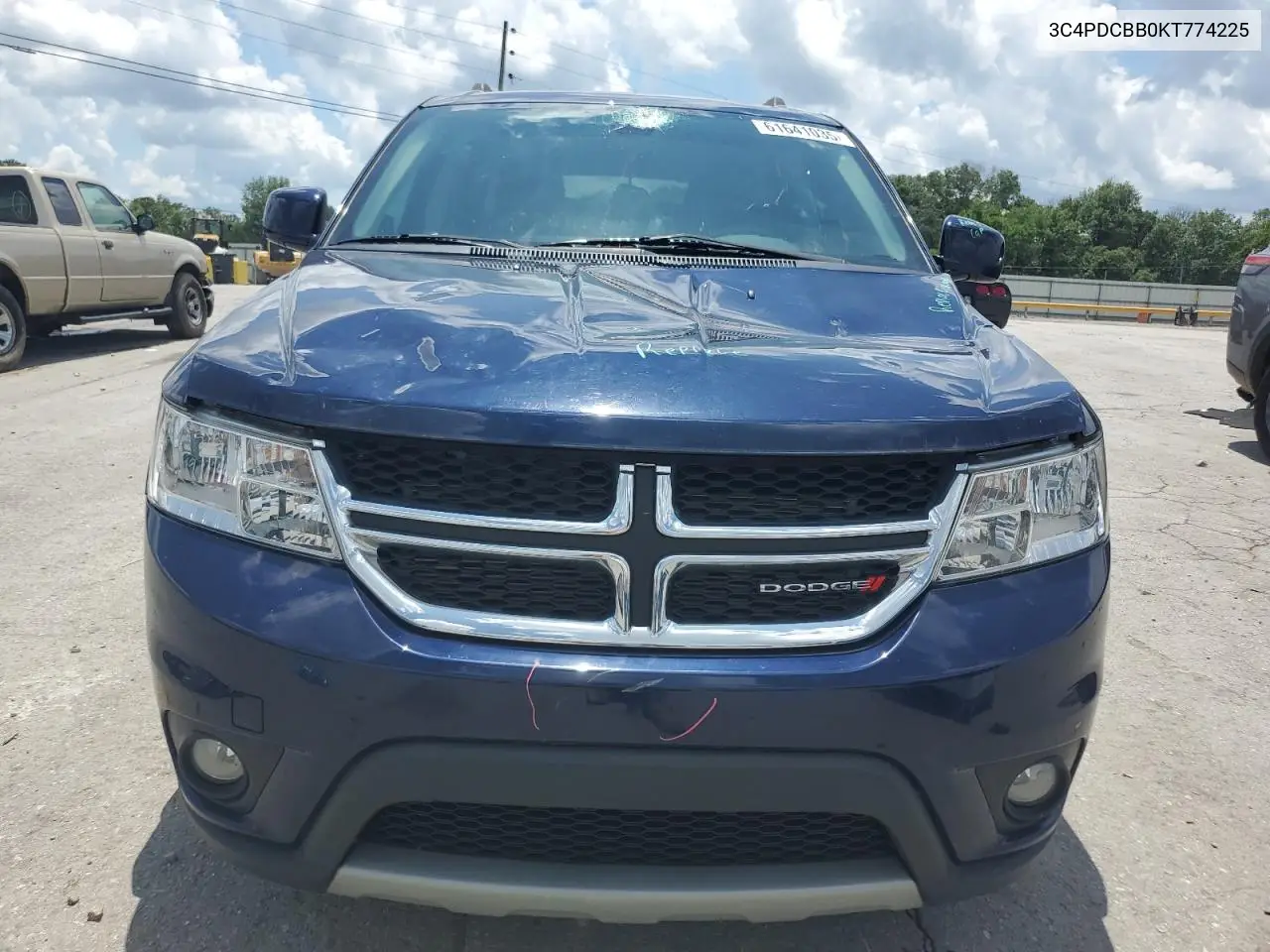 2019 Dodge Journey Se VIN: 3C4PDCBB0KT774225 Lot: 61641035
