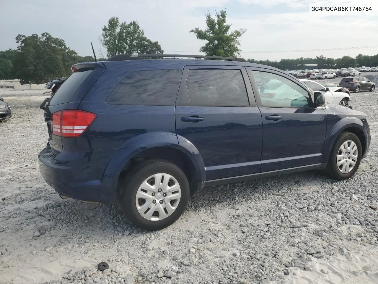 2019 Dodge Journey Se VIN: 3C4PDCAB6KT746754 Lot: 61874135