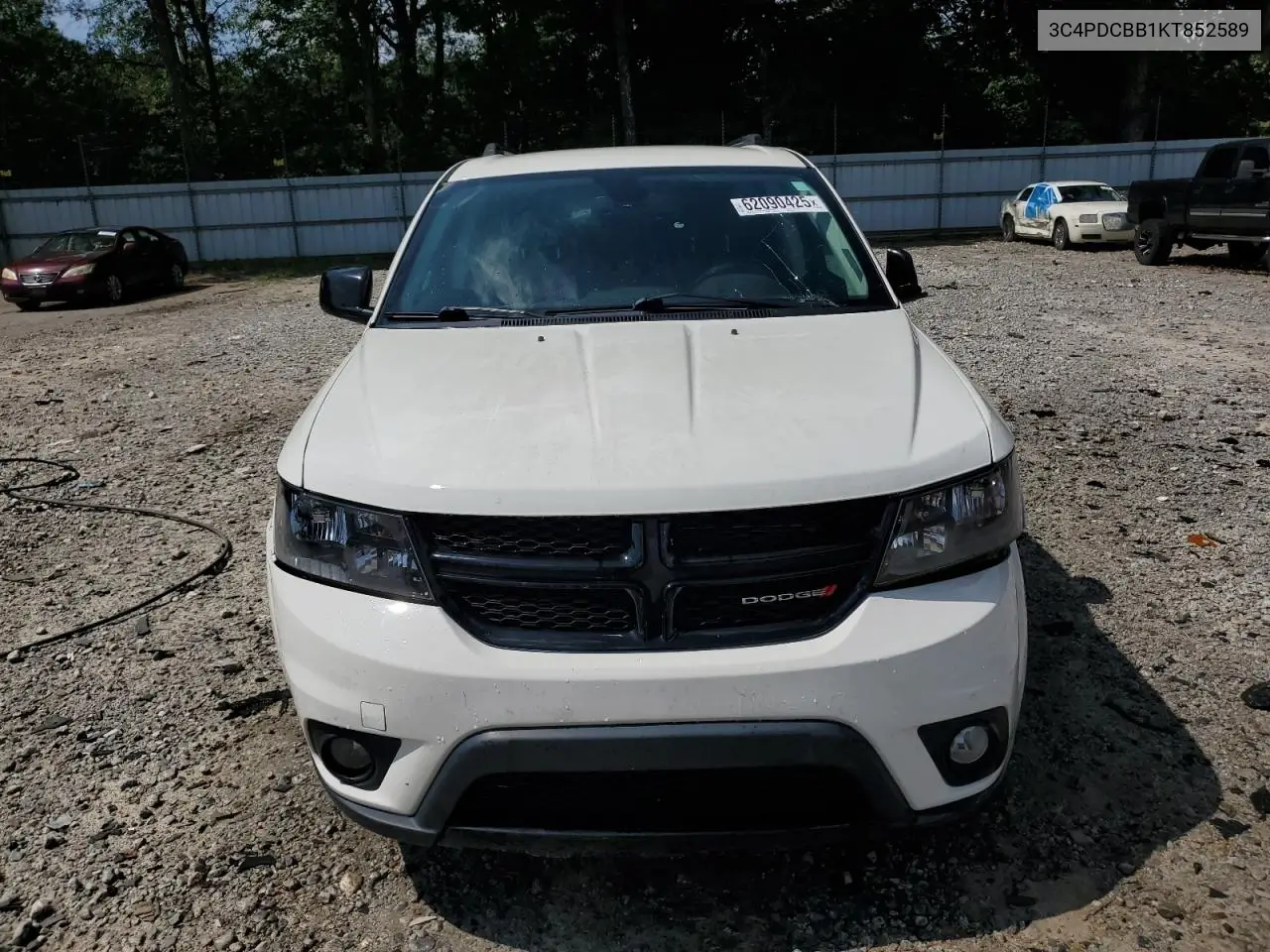 2019 Dodge Journey Se VIN: 3C4PDCBB1KT852589 Lot: 62090425