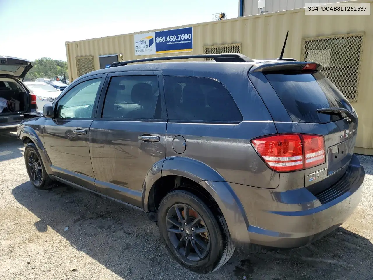 2020 Dodge Journey Se VIN: 3C4PDCAB8LT262537 Lot: 53384865
