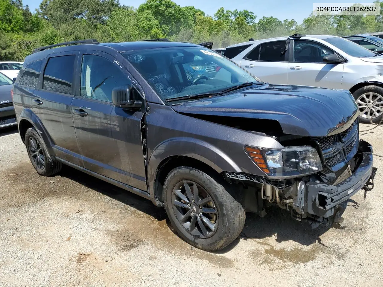2020 Dodge Journey Se VIN: 3C4PDCAB8LT262537 Lot: 53384865