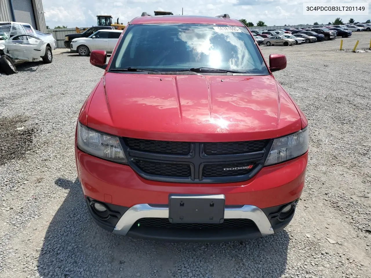 2020 Dodge Journey Crossroad VIN: 3C4PDCGB3LT201149 Lot: 56381095