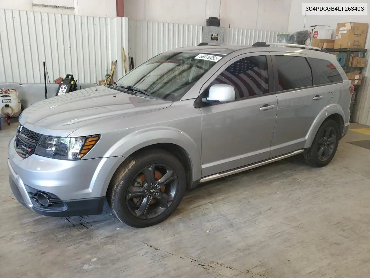 2020 Dodge Journey Crossroad VIN: 3C4PDCGB4LT263403 Lot: 56410455
