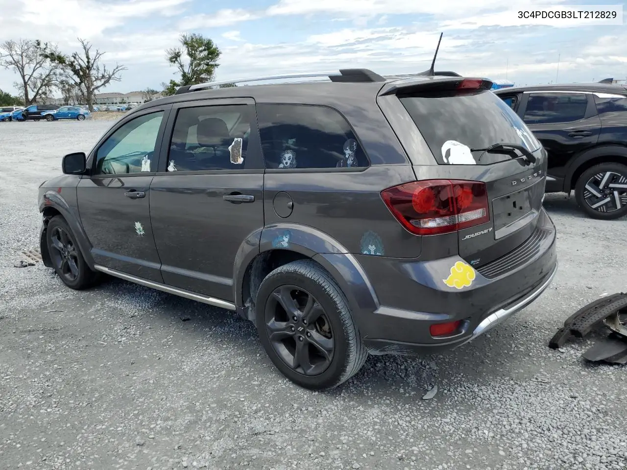 2020 Dodge Journey Crossroad VIN: 3C4PDCGB3LT212829 Lot: 56929945