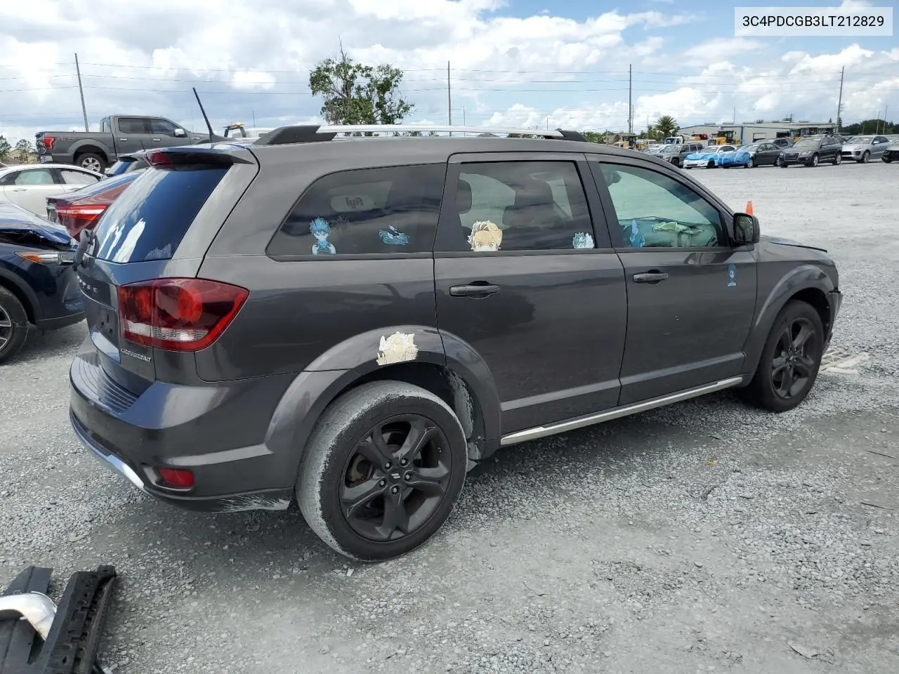 2020 Dodge Journey Crossroad VIN: 3C4PDCGB3LT212829 Lot: 56929945