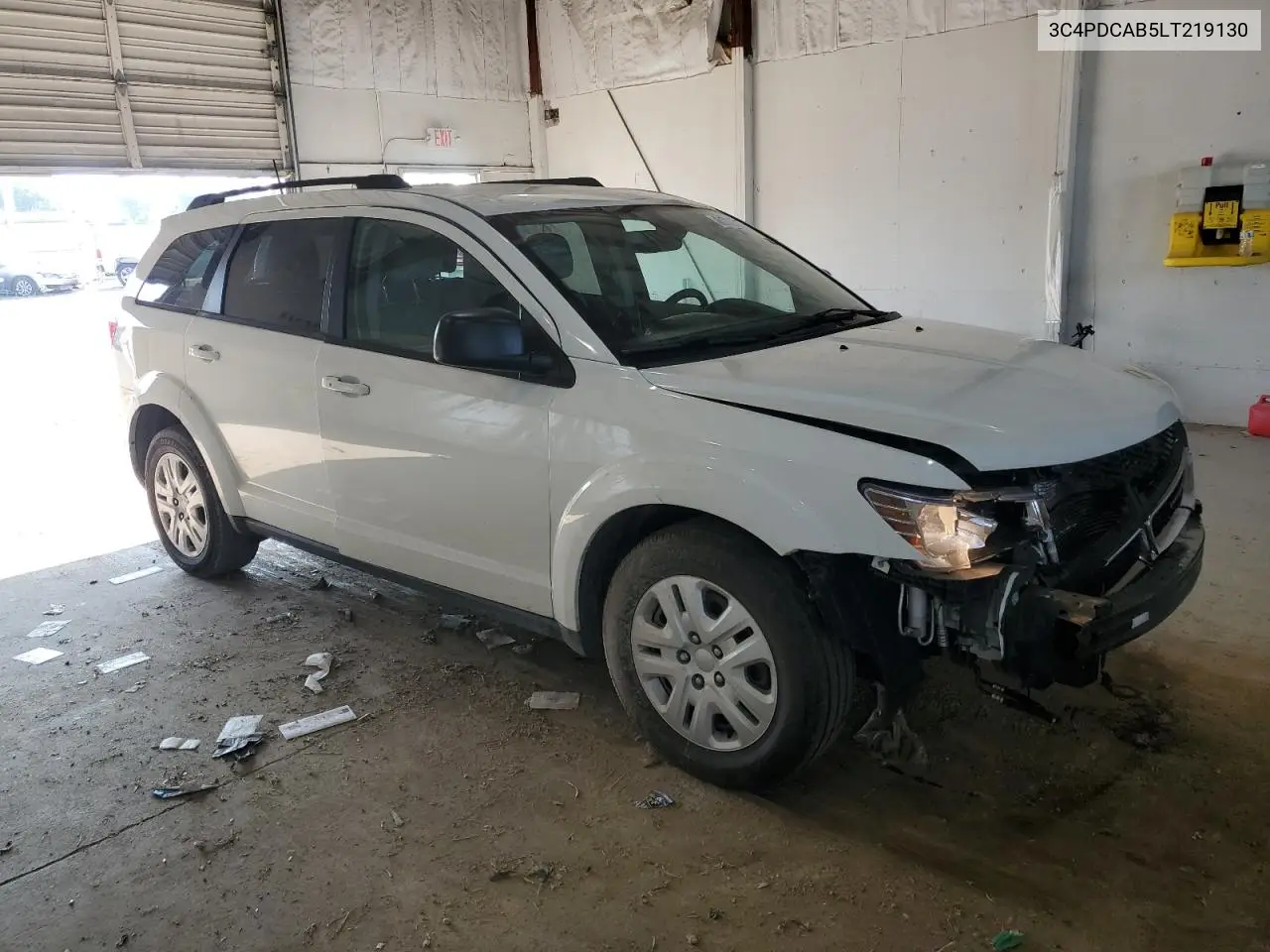 2020 Dodge Journey Se VIN: 3C4PDCAB5LT219130 Lot: 61737515