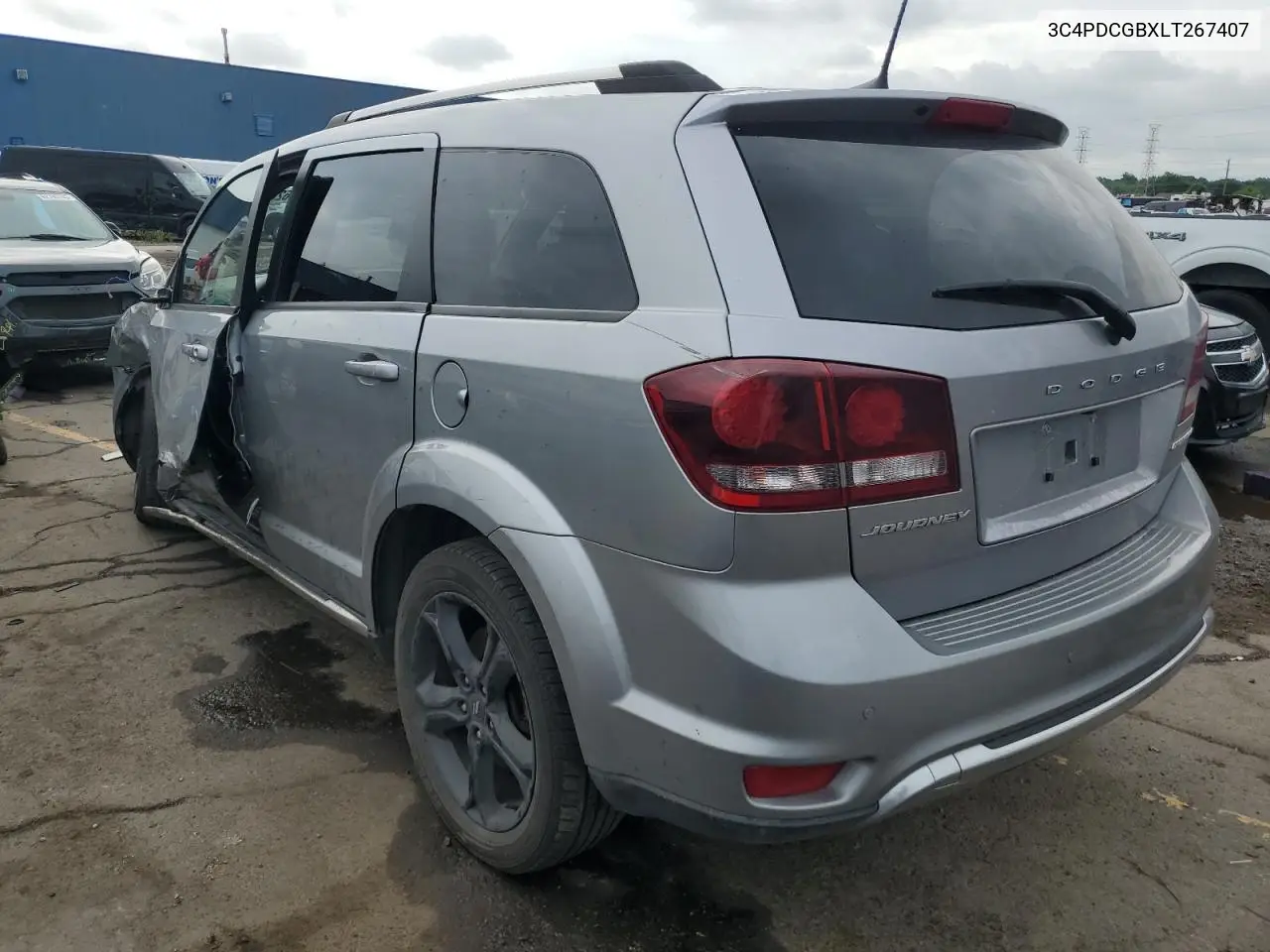 2020 Dodge Journey Crossroad VIN: 3C4PDCGBXLT267407 Lot: 62695885