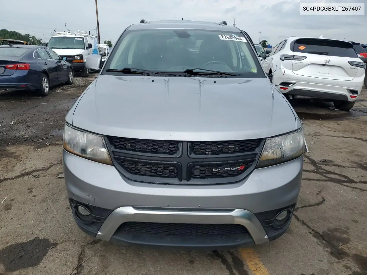 2020 Dodge Journey Crossroad VIN: 3C4PDCGBXLT267407 Lot: 62695885