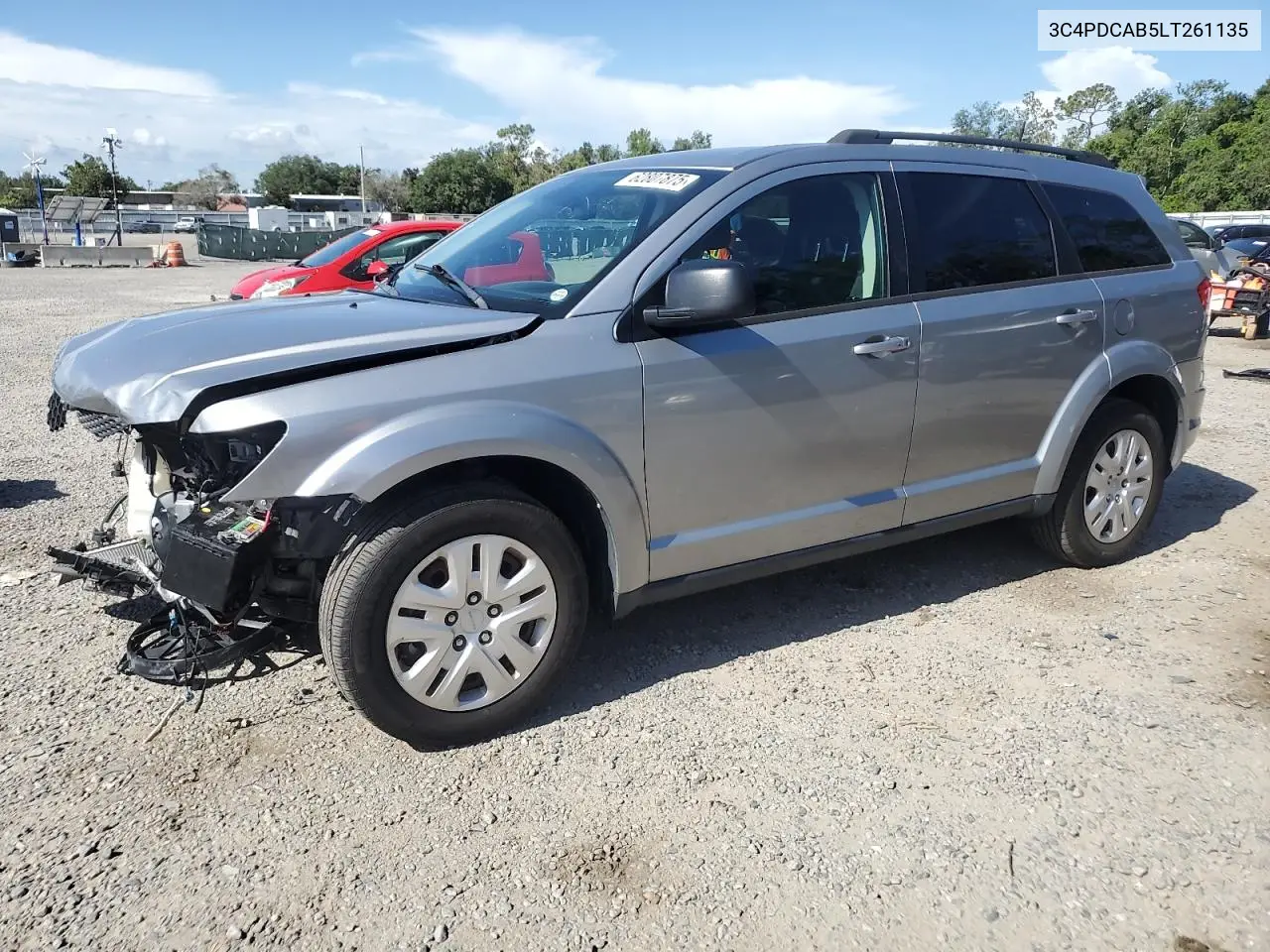 2020 Dodge Journey Se VIN: 3C4PDCAB5LT261135 Lot: 62807875