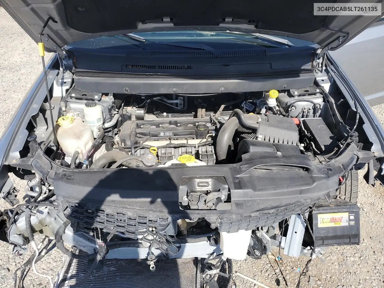 2020 Dodge Journey Se VIN: 3C4PDCAB5LT261135 Lot: 62807875