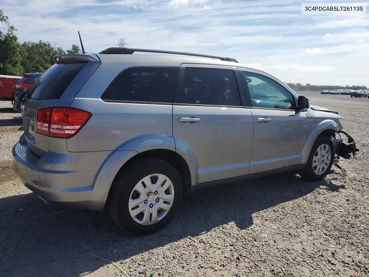 2020 Dodge Journey Se VIN: 3C4PDCAB5LT261135 Lot: 62807875