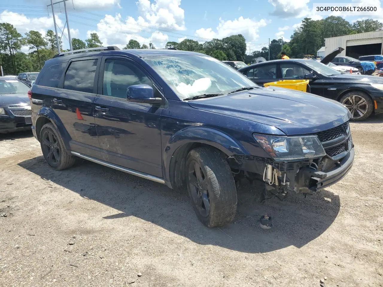2020 Dodge Journey Crossroad VIN: 3C4PDCGB6LT266500 Lot: 65925005