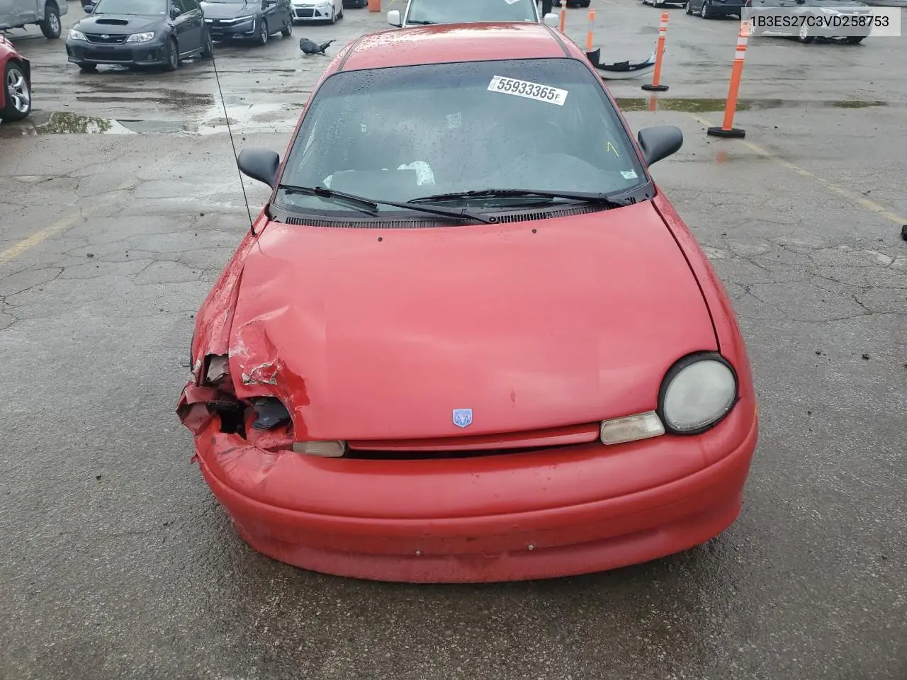 1997 Dodge Neon Base VIN: 1B3ES27C3VD258753 Lot: 55933365