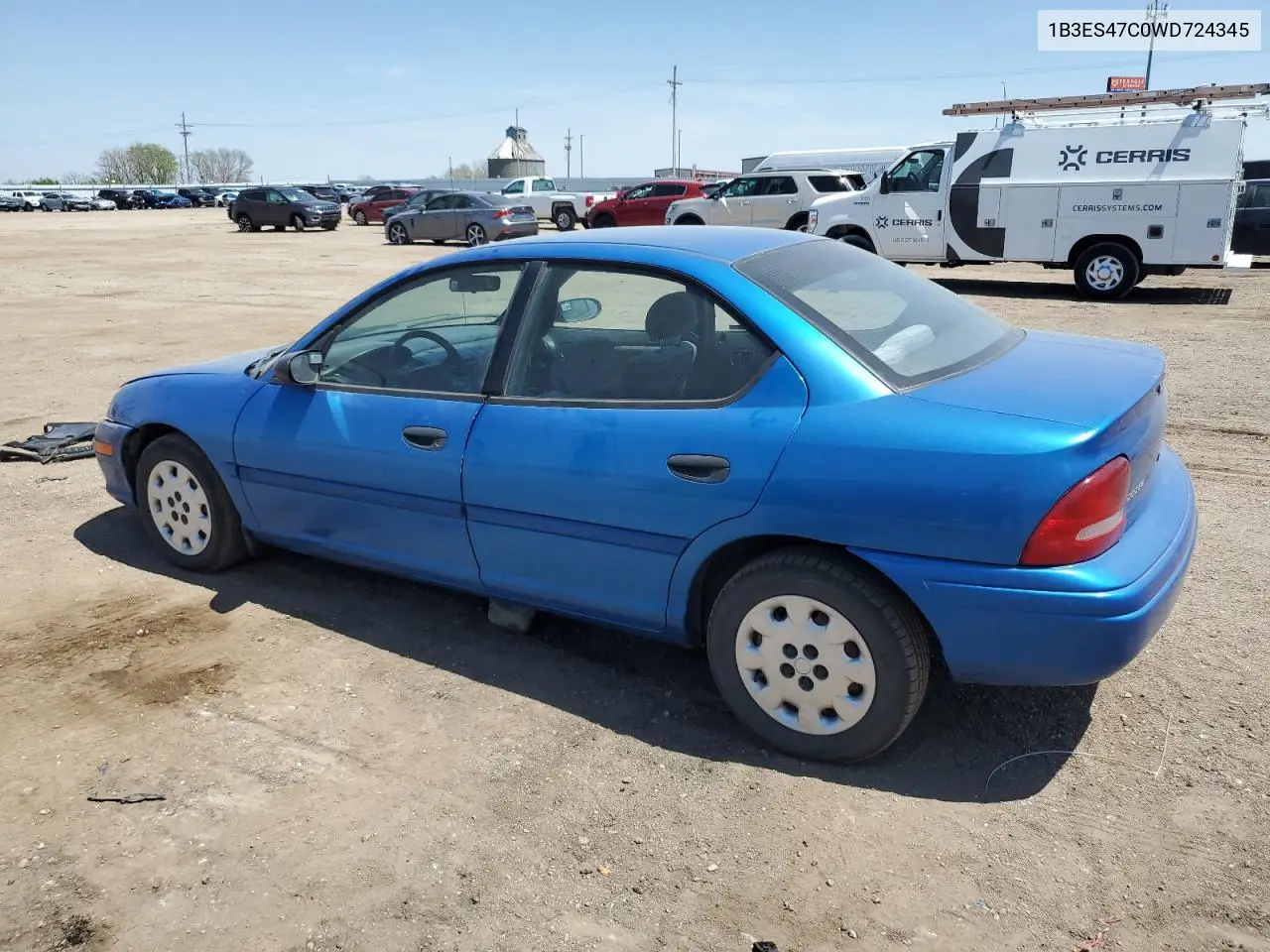1998 Dodge Neon Highline VIN: 1B3ES47C0WD724345 Lot: 55983955
