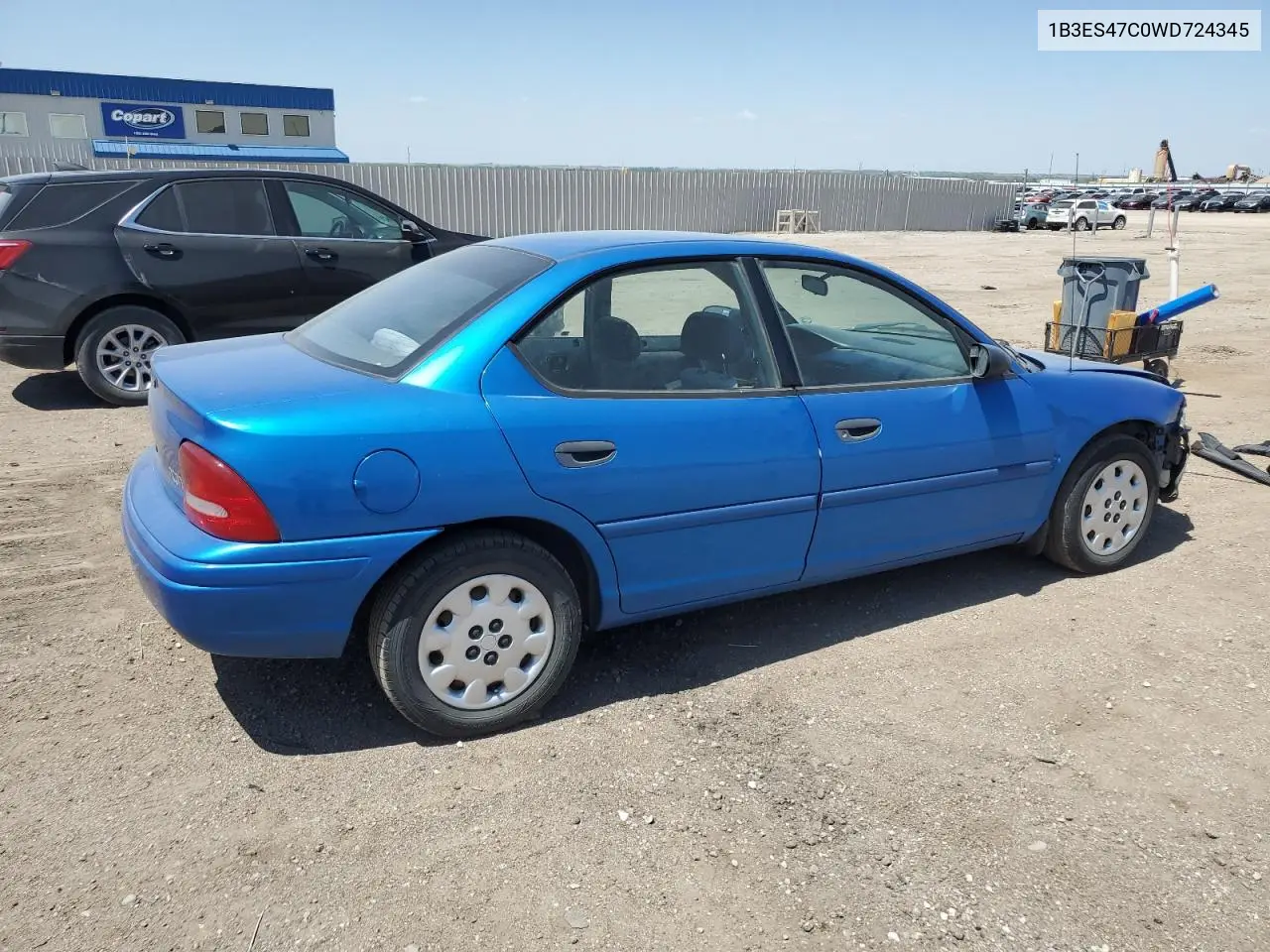 1998 Dodge Neon Highline VIN: 1B3ES47C0WD724345 Lot: 55983955