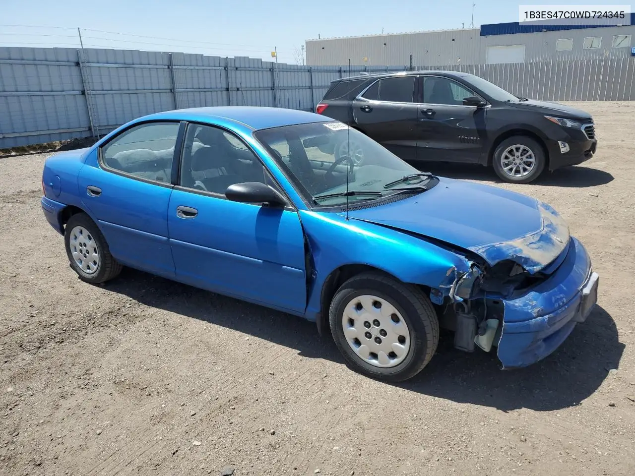 1998 Dodge Neon Highline VIN: 1B3ES47C0WD724345 Lot: 55983955