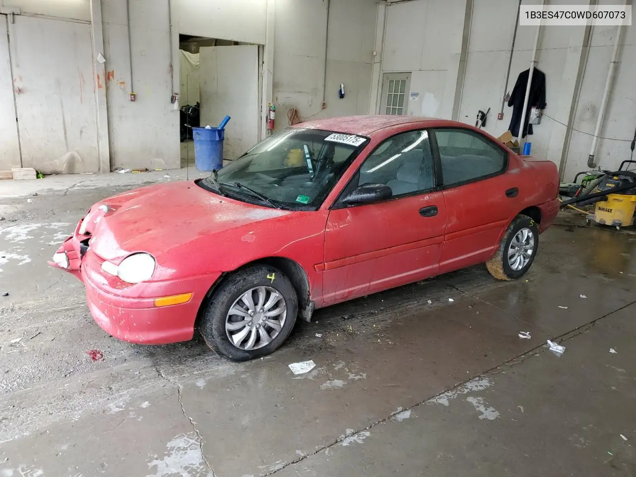 1998 Dodge Neon Highline VIN: 1B3ES47C0WD607073 Lot: 57111305