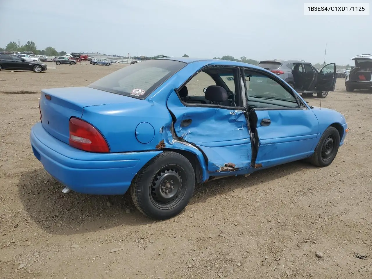 1999 Dodge Neon Highline VIN: 1B3ES47C1XD171125 Lot: 60354675