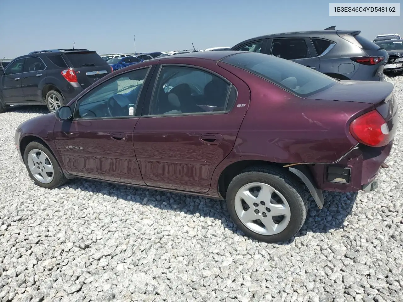 2000 Dodge Neon Base VIN: 1B3ES46C4YD548162 Lot: 63271695