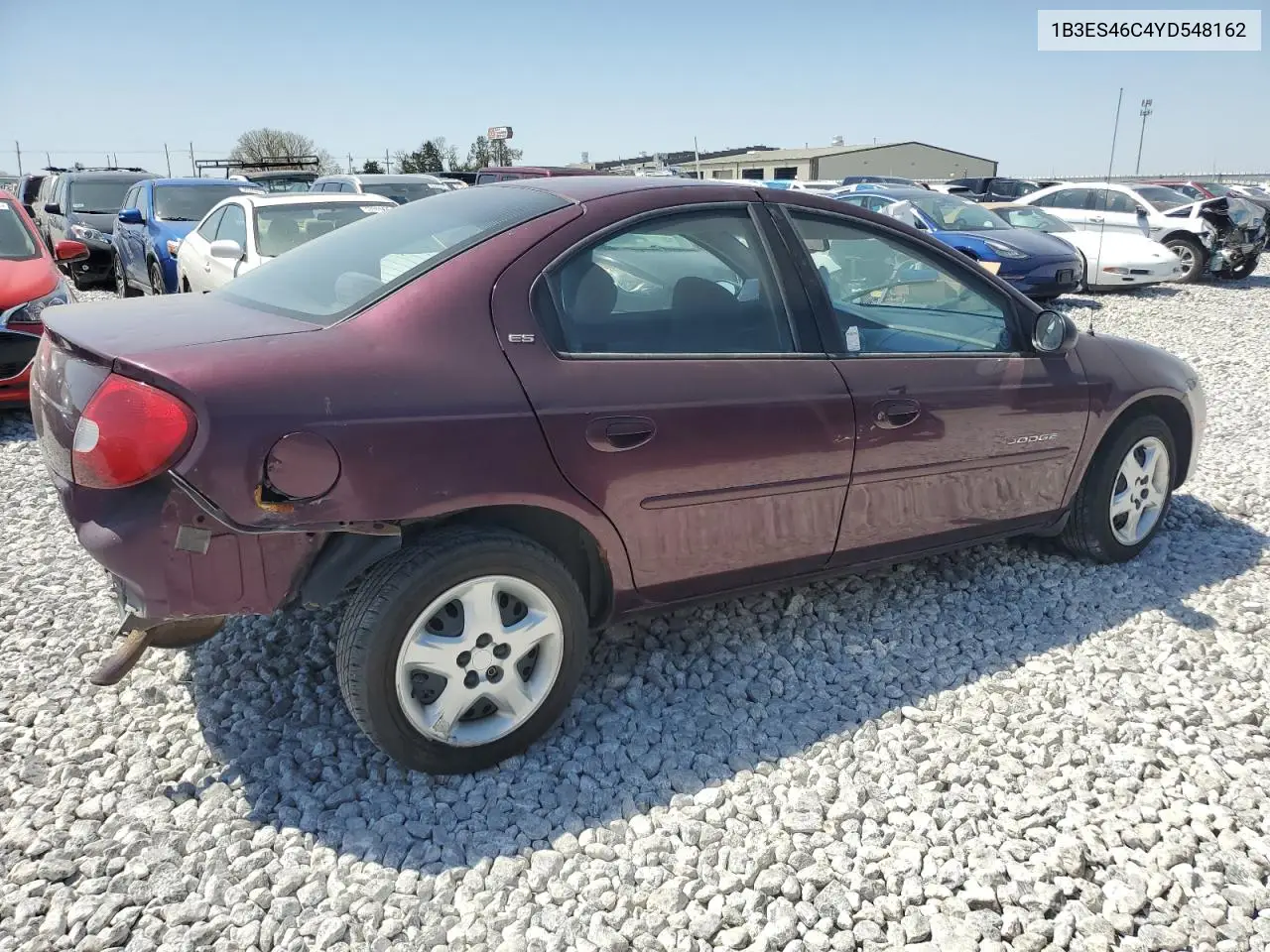 2000 Dodge Neon Base VIN: 1B3ES46C4YD548162 Lot: 63271695