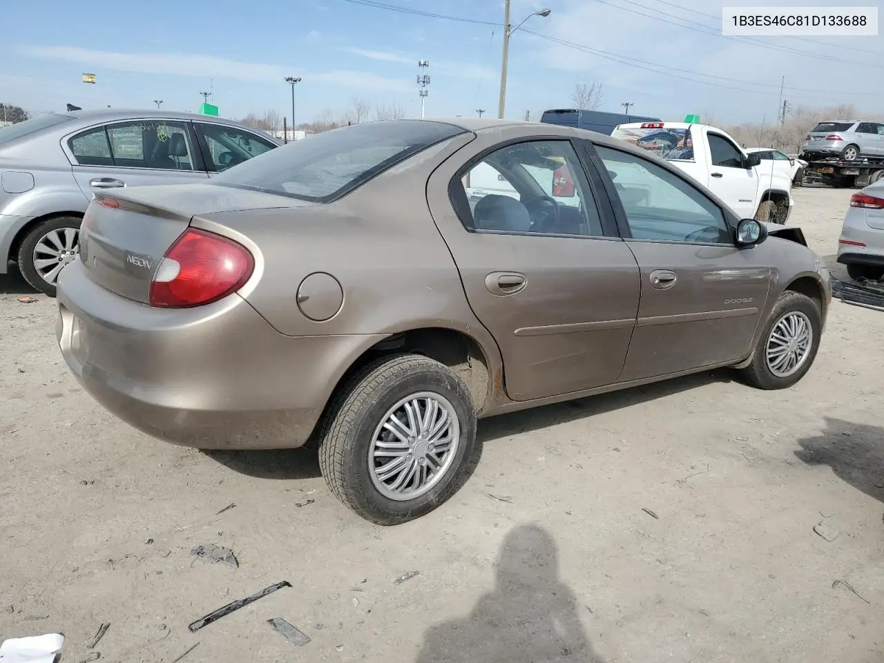 2001 Dodge Neon Se VIN: 1B3ES46C81D133688 Lot: 49088775