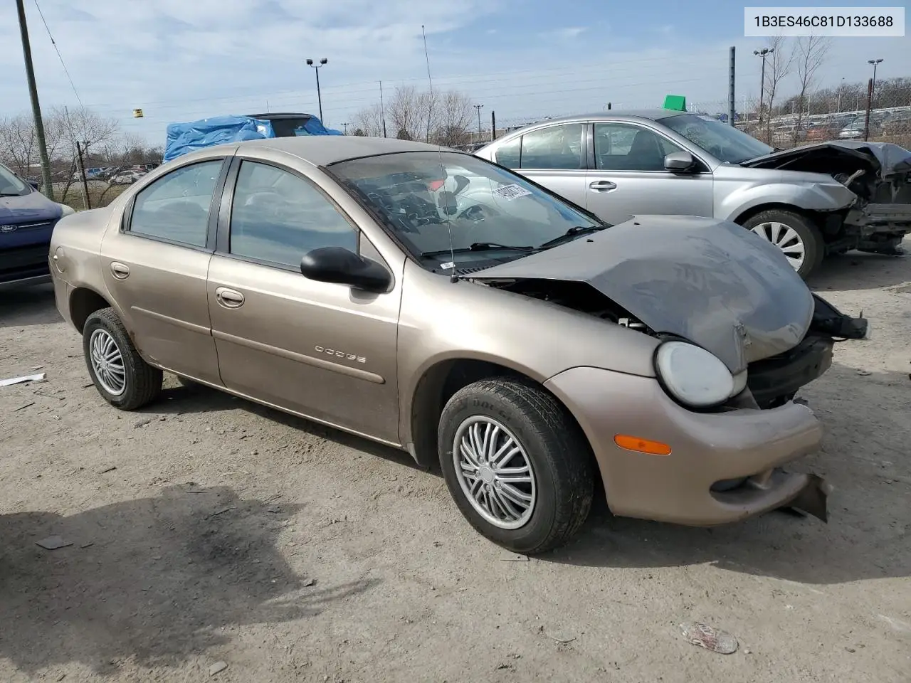 2001 Dodge Neon Se VIN: 1B3ES46C81D133688 Lot: 49088775