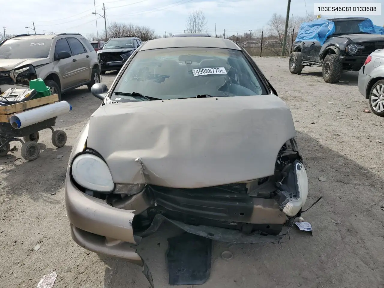 2001 Dodge Neon Se VIN: 1B3ES46C81D133688 Lot: 49088775