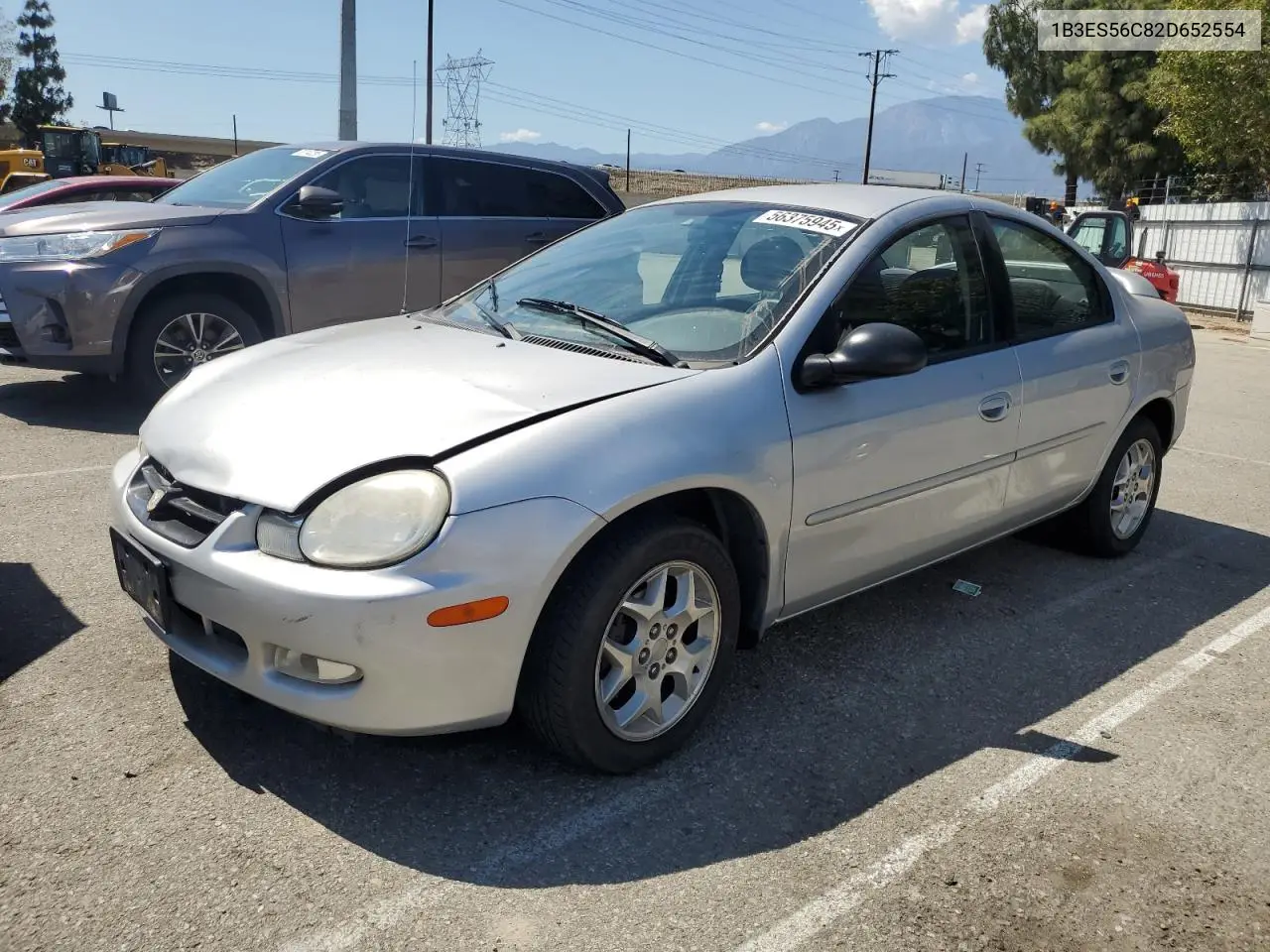 2002 Dodge Neon Es VIN: 1B3ES56C82D652554 Lot: 56375945