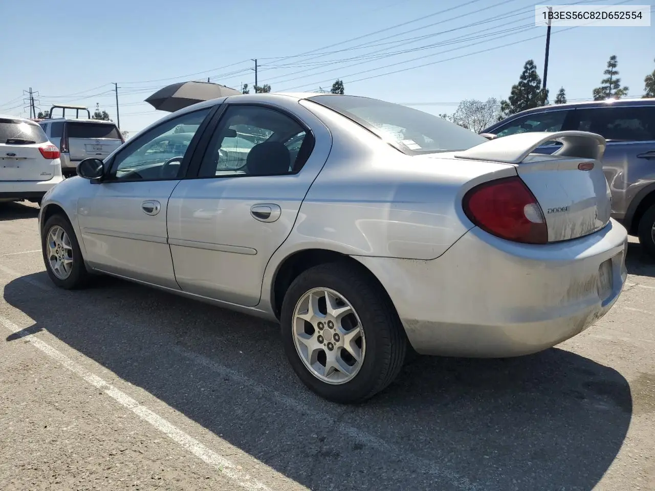 2002 Dodge Neon Es VIN: 1B3ES56C82D652554 Lot: 56375945