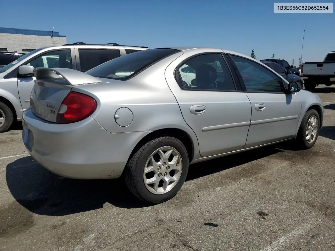2002 Dodge Neon Es VIN: 1B3ES56C82D652554 Lot: 56375945