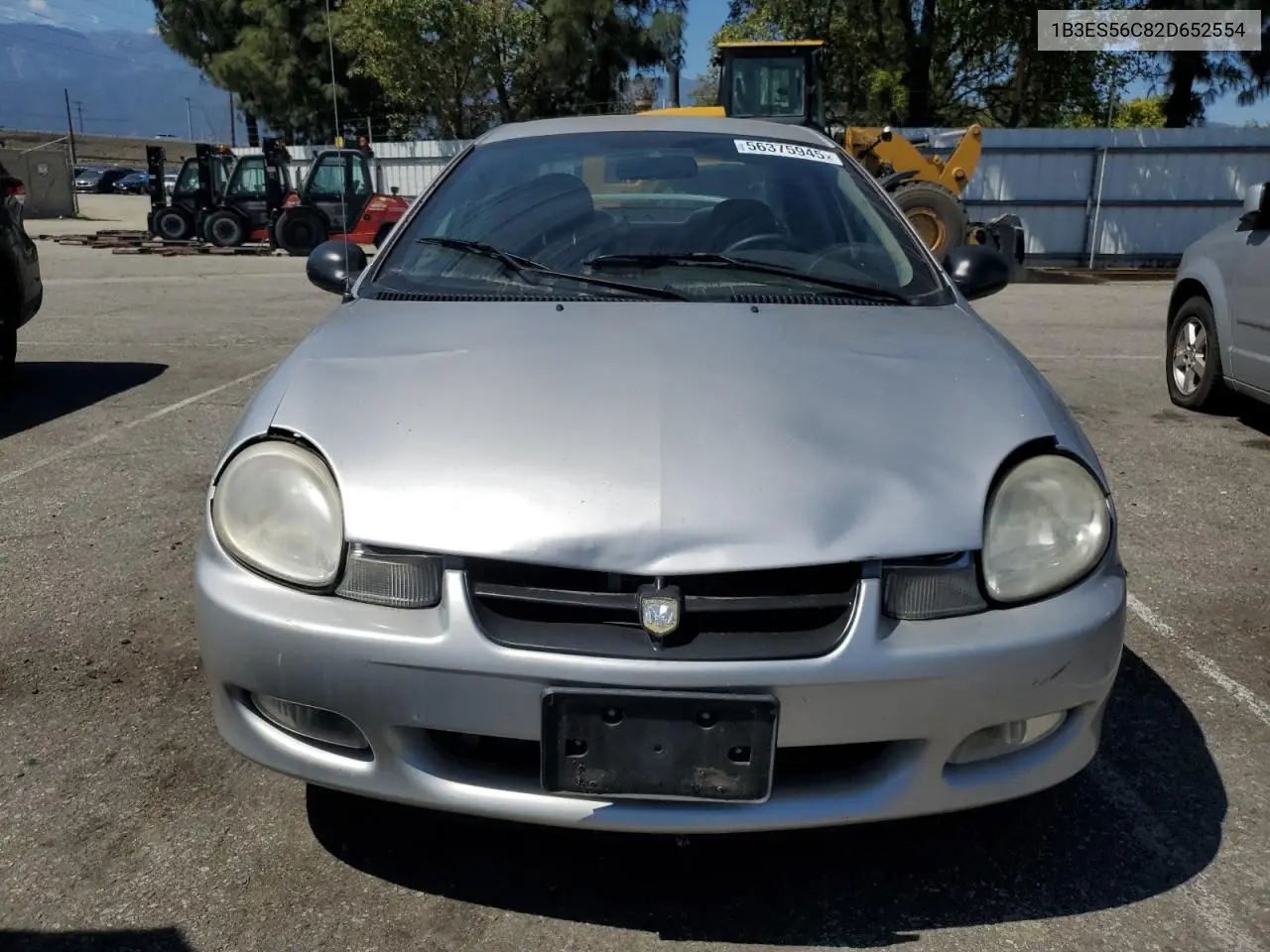 2002 Dodge Neon Es VIN: 1B3ES56C82D652554 Lot: 56375945