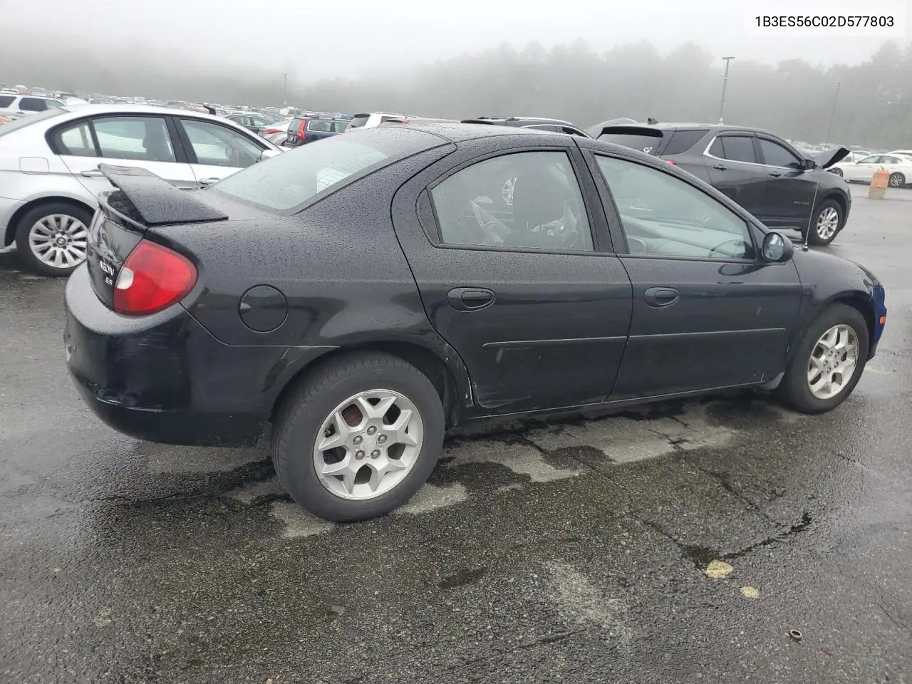 2002 Dodge Neon Es VIN: 1B3ES56C02D577803 Lot: 58838175