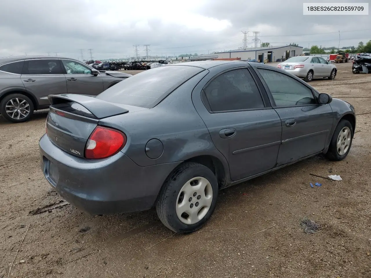 2002 Dodge Neon VIN: 1B3ES26C82D559709 Lot: 59219105