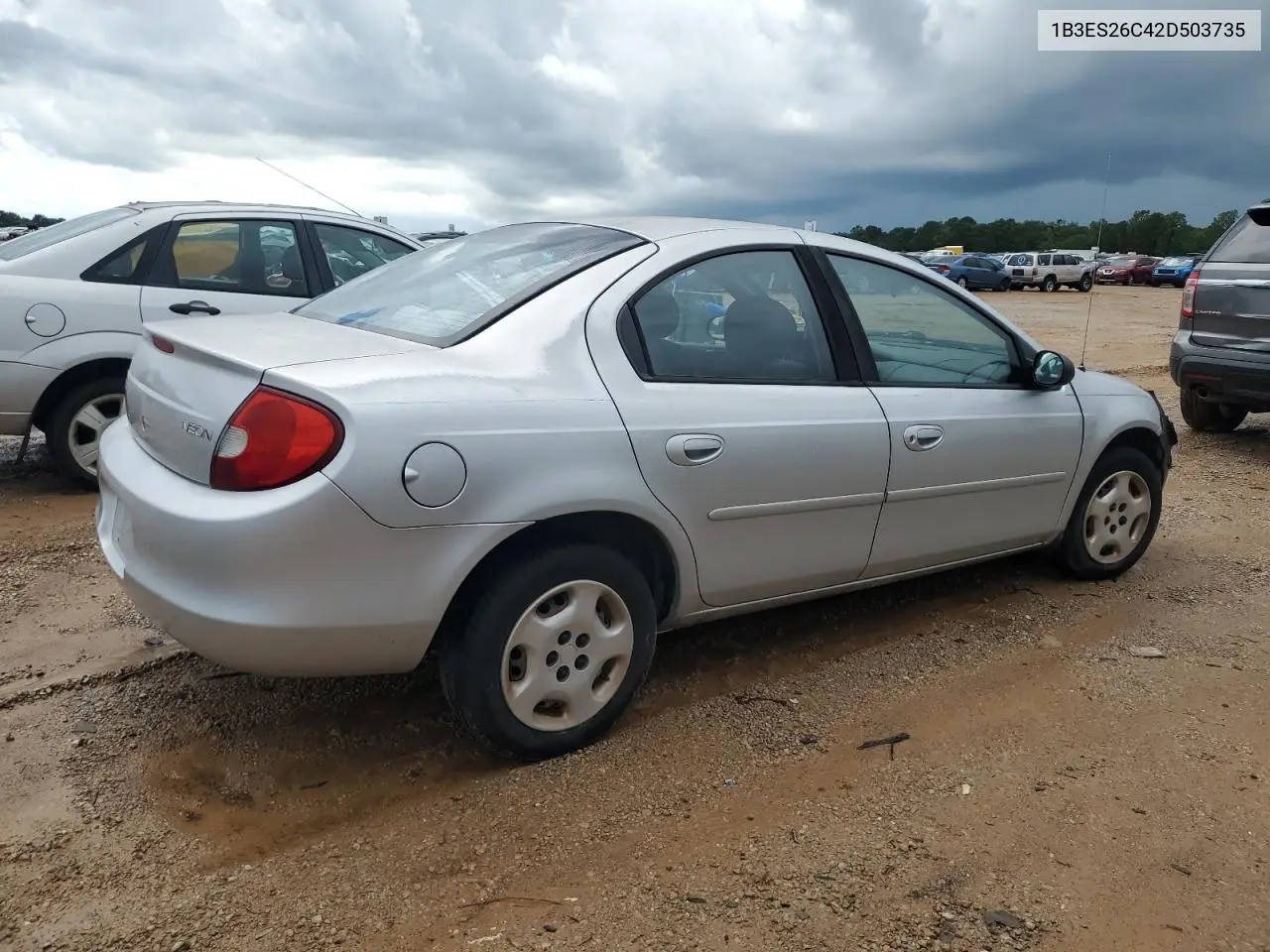 2002 Dodge Neon VIN: 1B3ES26C42D503735 Lot: 60634035