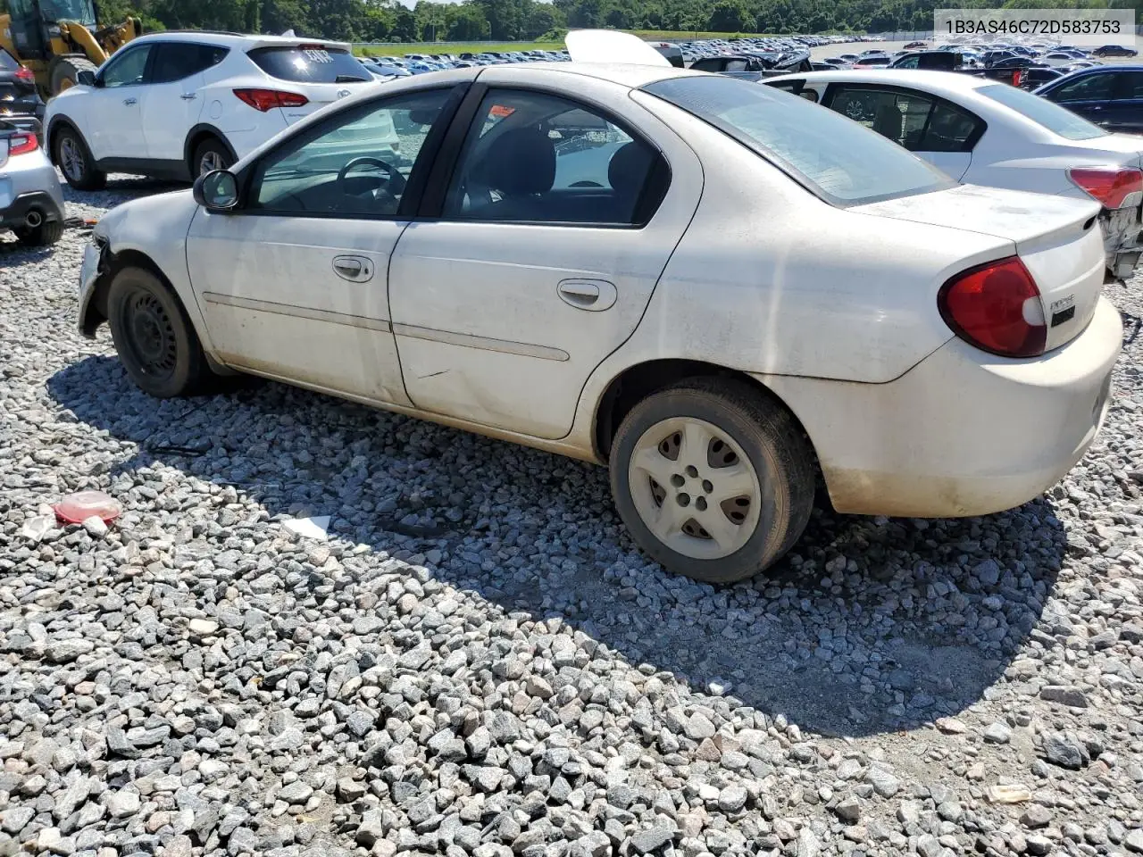 2002 Dodge Neon Se VIN: 1B3AS46C72D583753 Lot: 61111295